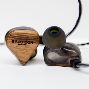 EarTech Music Universal Fit IEMs-woodgrain